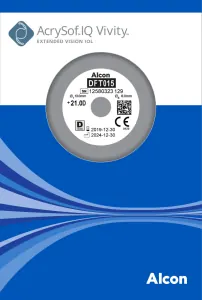 AcrySof IQ Vivity lens implant